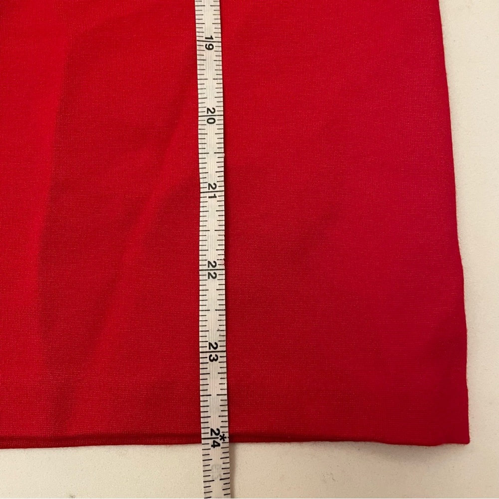 Talbots Red Ponte Knit Split Neck Top with Bow
Detail 3/4 Sleeved Blouse top S - Picture 14 of 14
